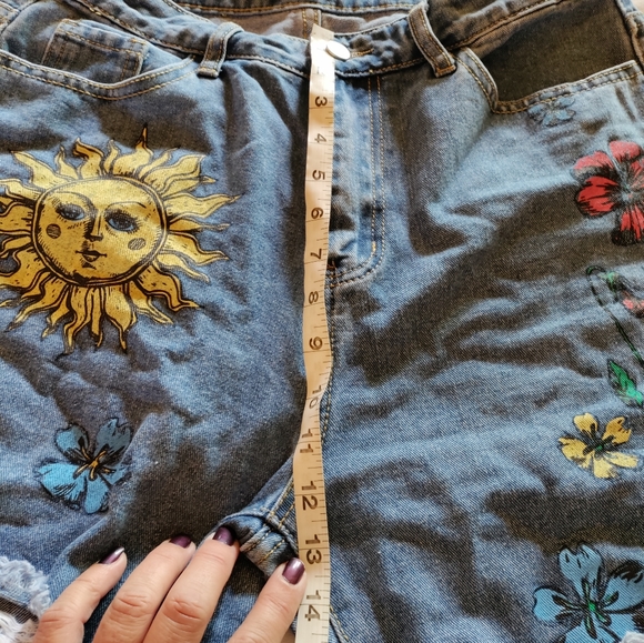 Shein distressed painted jeans - Picture 7 of 8